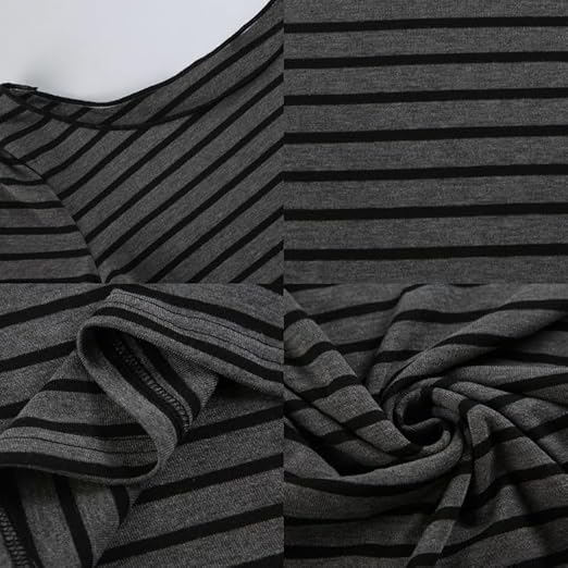 Off-Shoulder Stripe Shirt