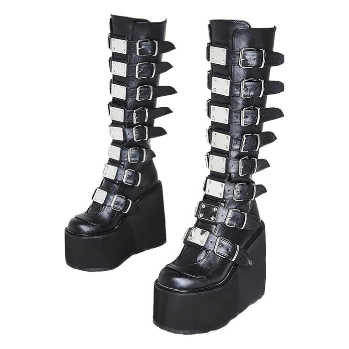 Gothic Belt Boots