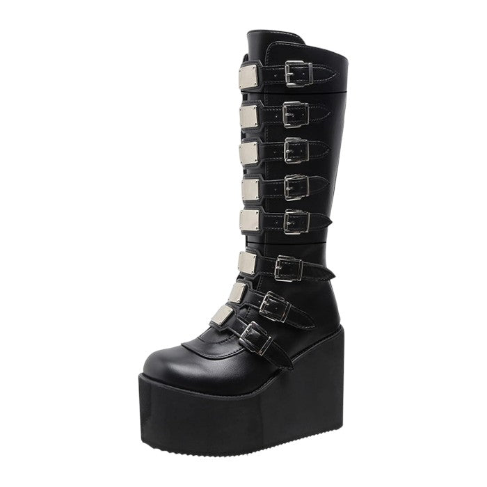 Gothic Belt Boots