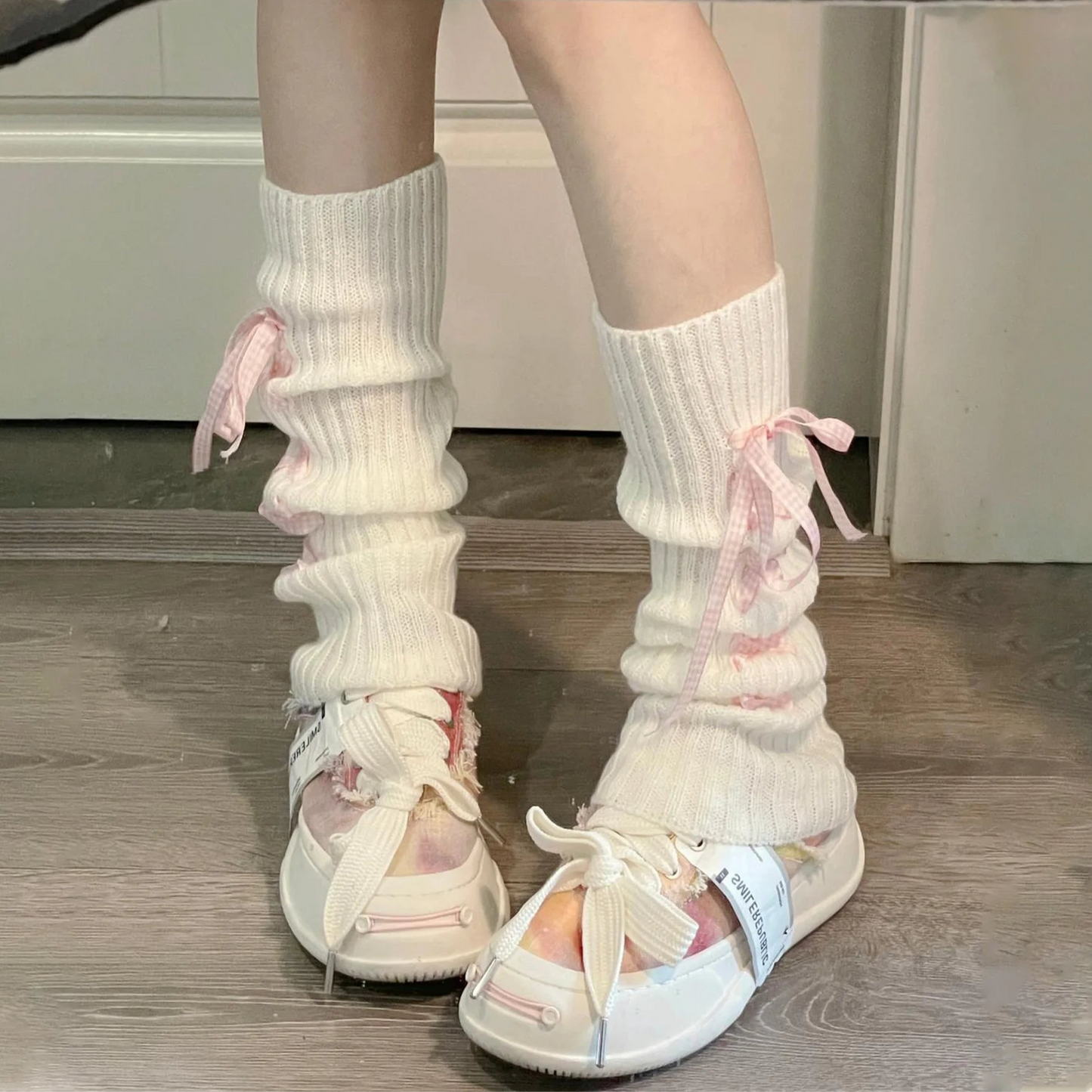 Ribbon Leg Warmers