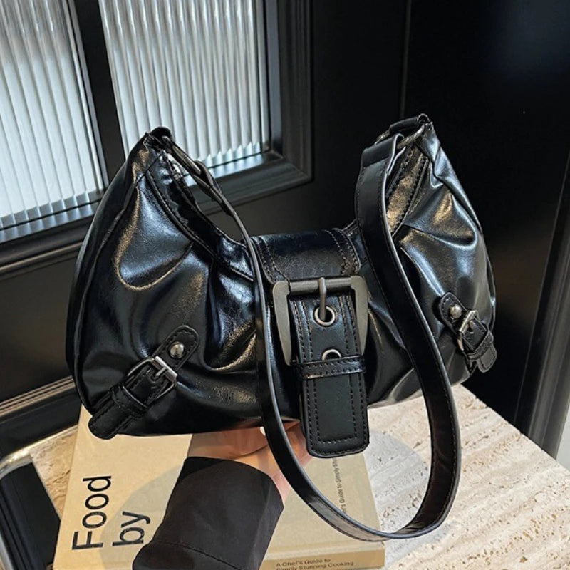 Buckle Shoulder Bag