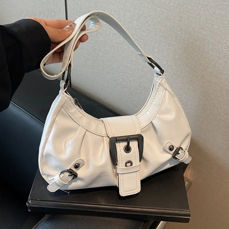 Buckle Shoulder Bag