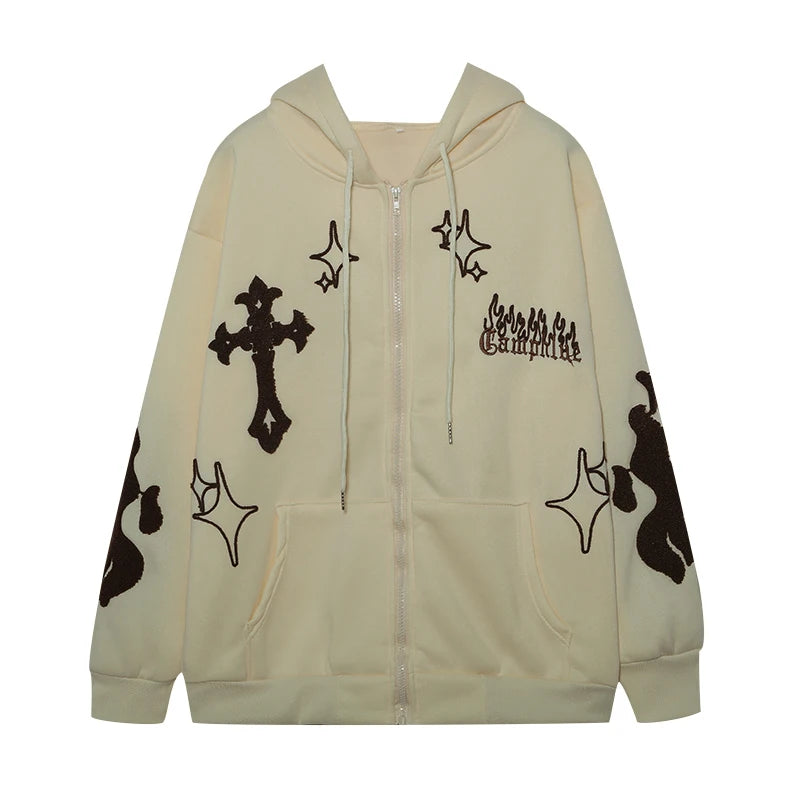Crossed Logos Hoodie