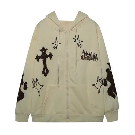 Crossed Logos Hoodie