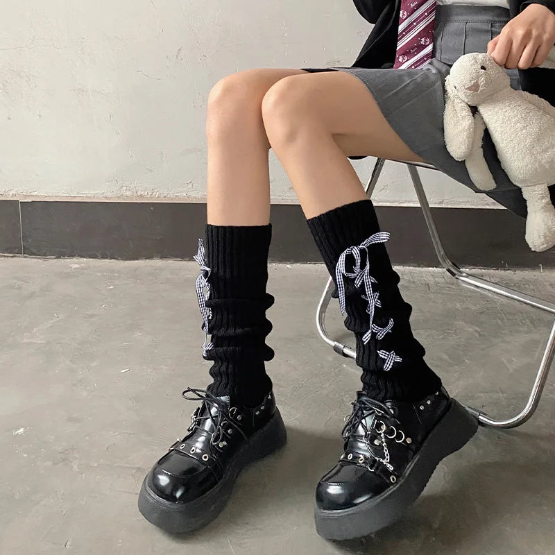 Ribbon Leg Warmers