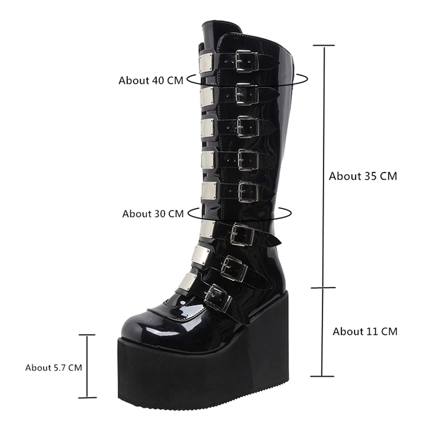 Gothic Belt Boots