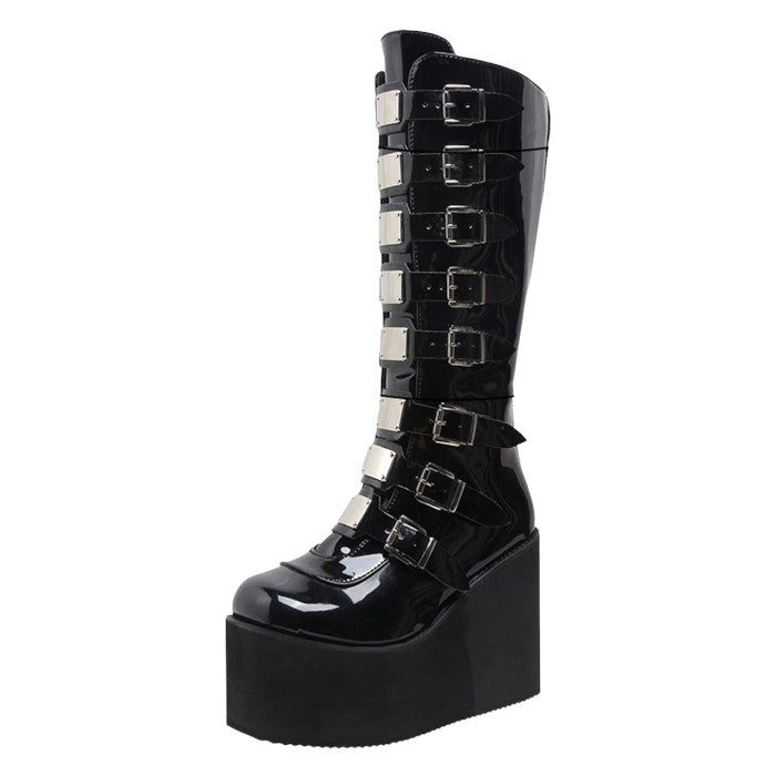 Gothic Belt Boots
