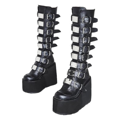Gothic Belt Boots