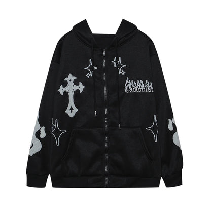 Crossed Logos Hoodie