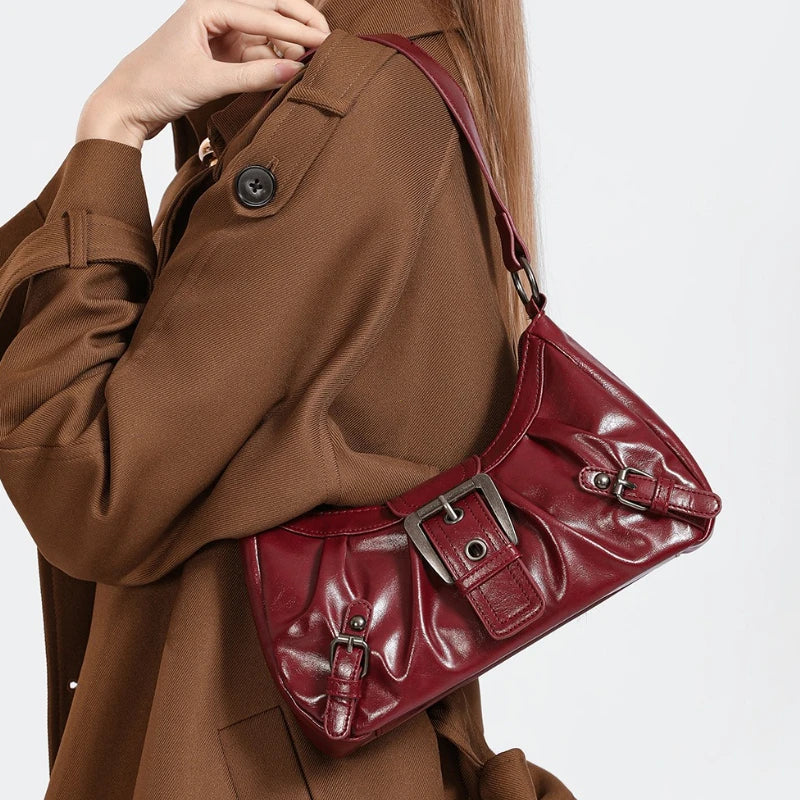 Buckle Shoulder Bag
