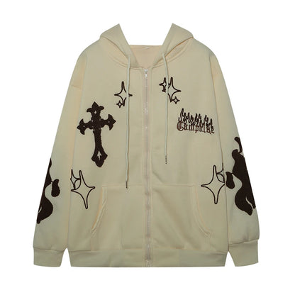 Crossed Logos Hoodie