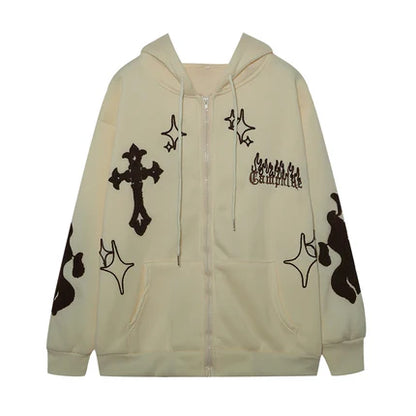 Crossed Logos Hoodie