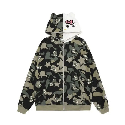 Hello Kitty Camo Hoodie