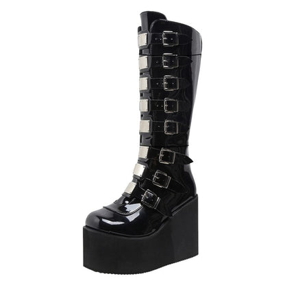 Gothic Belt Boots