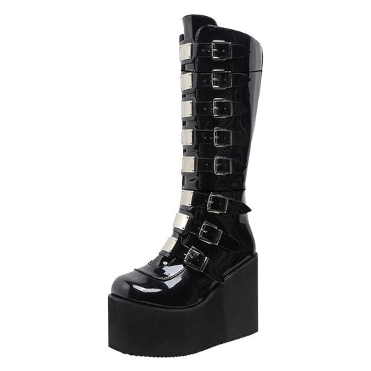 Gothic Belt Boots
